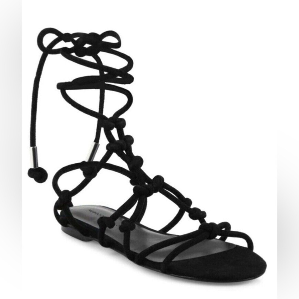 Rebecca Minkoff Black Gladiator Sandals